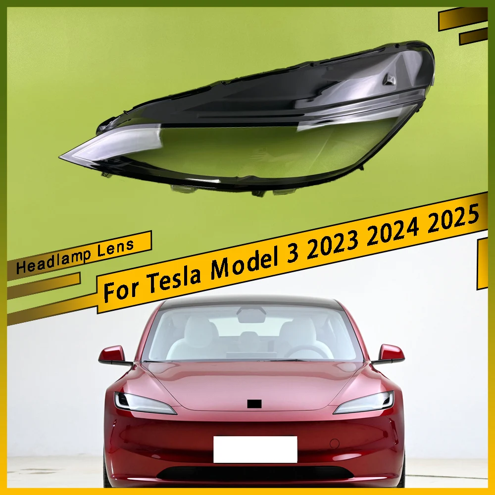 For Tesla Model 3 2023 2024 2025 Front Car Protective Headlight Glass Lens Cover Shade Shell Transparent Light Housing Lamp
For Tesla Model 3 2023 2024 2025 Front Car Protective Headlight Glass Lens Cover Shade Shell Transparent Light Housing Lamp