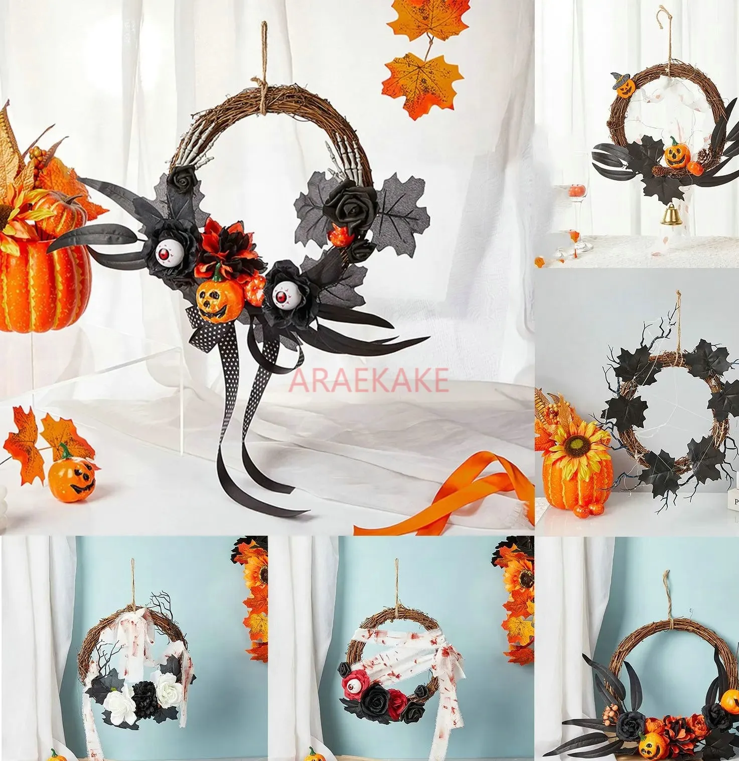 1PCS Halloween Pumpins Wreath Fashion Holiday Decoration Front Door Wreath Party Decor Props For Indoor Outdoor
1PCS Halloween Pumpins Wreath Fashion Holiday Decoration Front Door Wreath Party Decor Props For Indoor Outdoor