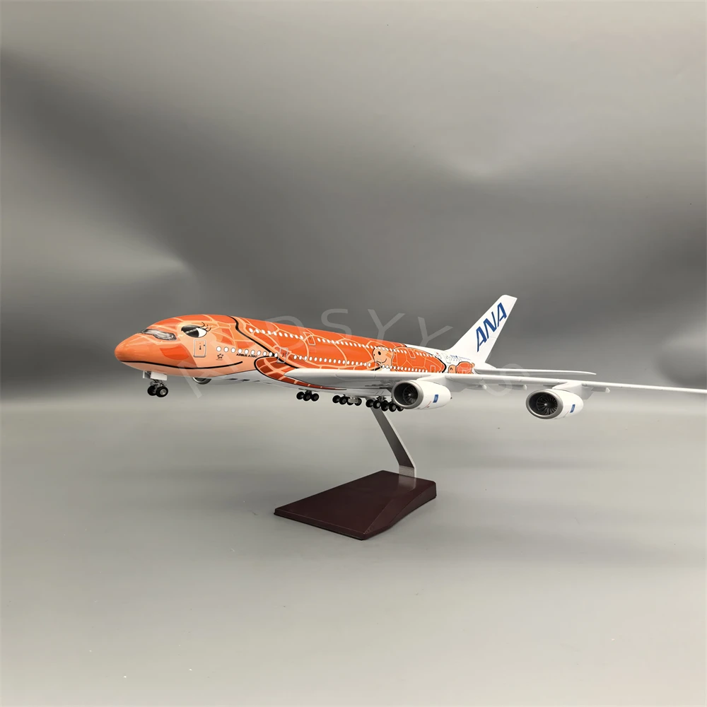1:160 47 см Япония Air ANA Airbus A380 модель самолета мультфильм морская черепаха авиакомпании синий литой самолет для украшения
1:160 47 см Япония Air ANA Airbus A380 модель самолета мультфильм морская черепаха авиакомпании синий литой самолет для украшения