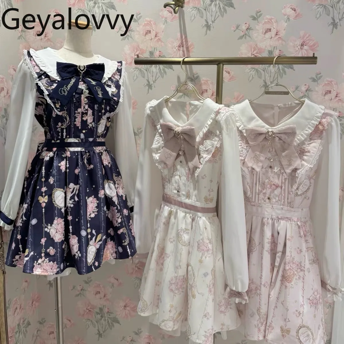 Autumn New Heavy Craft Lolita High Waist Puffy Dress Sweet Cute Girls Mass-Produced Printed Long Sleeve Slimming Dresses
Autumn New Heavy Craft Lolita High Waist Puffy Dress Sweet Cute Girls Mass-Produced Printed Long Sleeve Slimming Dresses