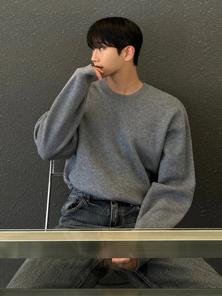 TANGZ Studio Men's Knitted Color Base irt round Ne Pullover Sweater Korean Sle Commute Faion Autumn Winter
TANGZ Studio Men's Knitted Color Base irt round Ne Pullover Sweater Korean Sle Commute Faion Autumn Winter