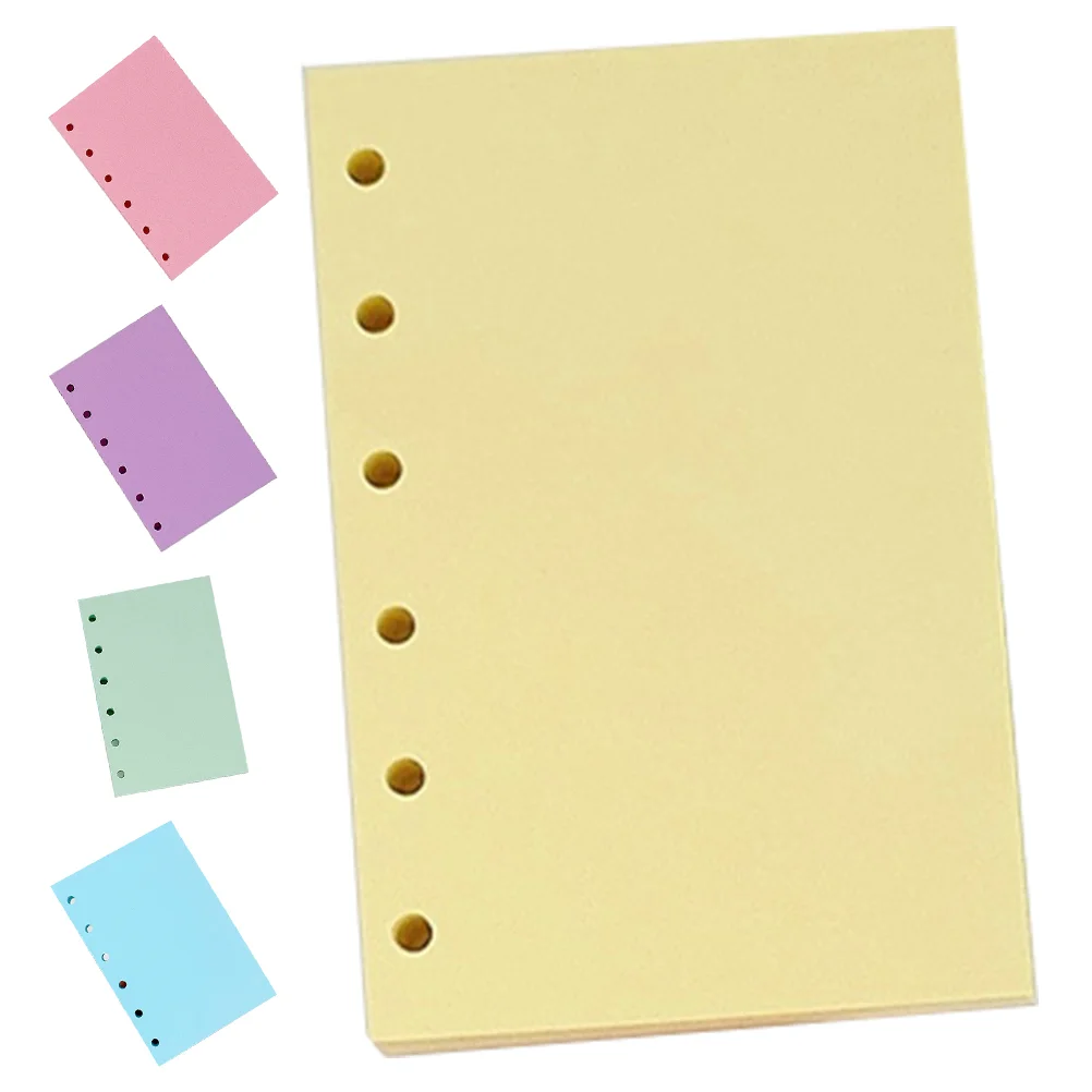 250 Pages Loose Leaf Notebook Paper Color Macaron Mini Binder Refill Loose-leaf Refillable Planner
250 Pages Loose Leaf Notebook Paper Color Macaron Mini Binder Refill Loose-leaf Refillable Planner