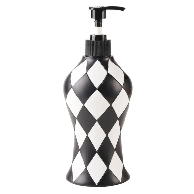 Handsoap Dispenser Liquid Dispenser Checkered Refillable Vintage Detergent Container with Pump for Kitchen Shower Sink Home
Handsoap Dispenser Liquid Dispenser Checkered Refillable Vintage Detergent Container with Pump for Kitchen Shower Sink Home