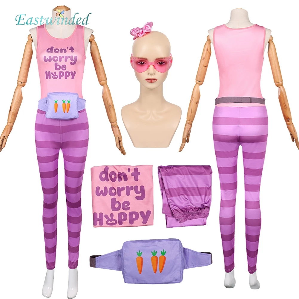 Cartoon Zoo Judy Hopps Cosplay Pink Vest Clothes Set Purple Carrot Waist Bag Costume Suit Glasses Headwear Halloween Outfits
Cartoon Zoo Judy Hopps Cosplay Pink Vest Clothes Set Purple Carrot Waist Bag Costume Suit Glasses Headwear Halloween Outfits