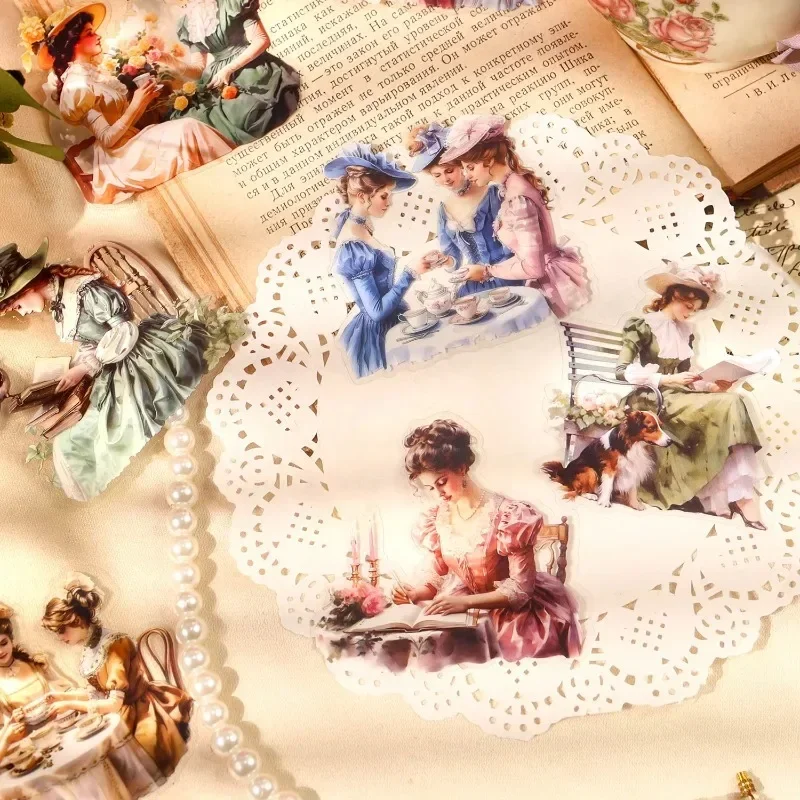 16Sheets Stickers including Baroque girl materials decorative collages package Supplies DIY Scrapbooking cut 130*109mm
16Sheets Stickers including Baroque girl materials decorative collages package Supplies DIY Scrapbooking cut 130*109mm