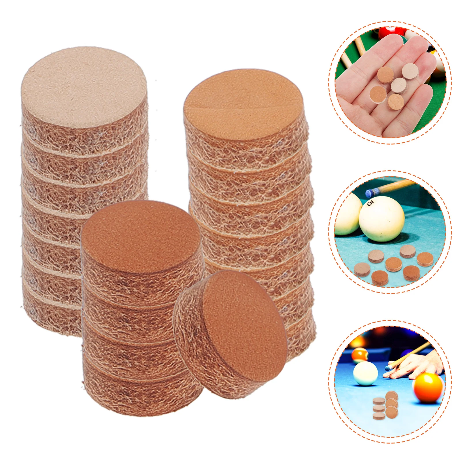 20 Pcs Billiard Cue Tips Pool Stick 12mm 13mm Replacement for Cue Accessories Pre Shaped Brown Solid Hit
20 Pcs Billiard Cue Tips Pool Stick 12mm 13mm Replacement for Cue Accessories Pre Shaped Brown Solid Hit