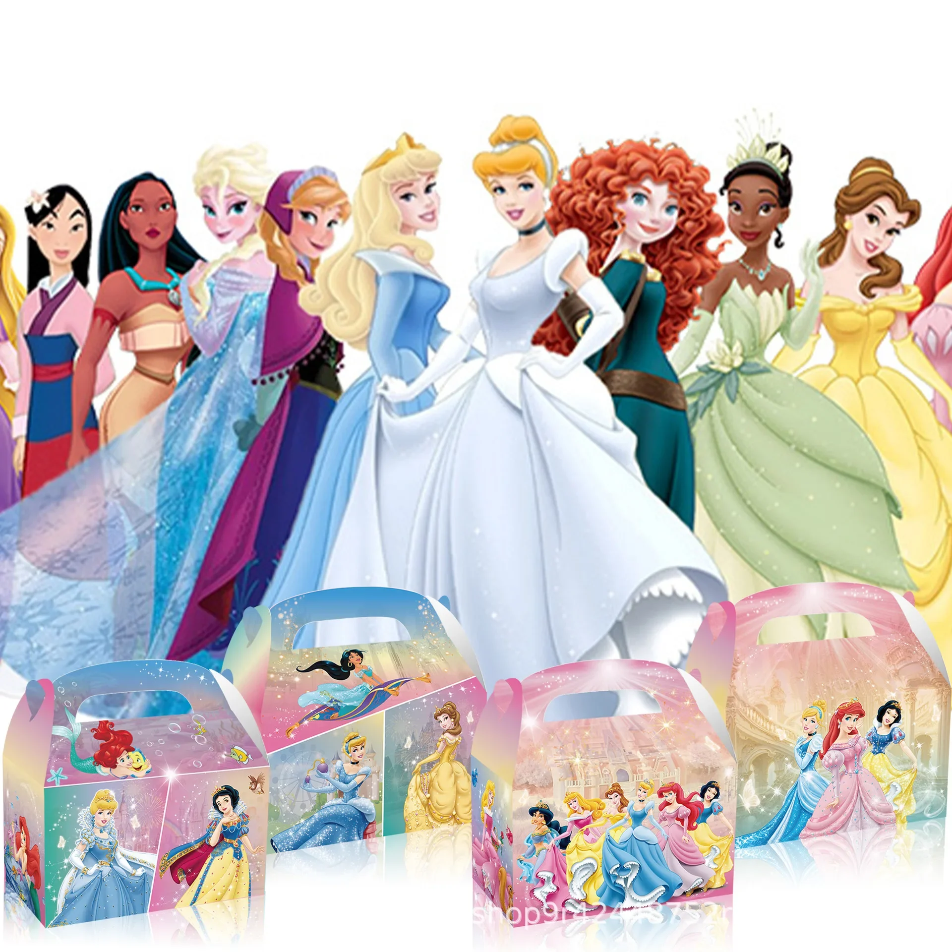 Disney Princess Colorful Party Gifts Candy Boxes Snow White Snacks Portable Horn Boxes Eco Protection Safety Girls Birthday Prop
Disney Princess Colorful Party Gifts Candy Boxes Snow White Snacks Portable Horn Boxes Eco Protection Safety Girls Birthday Prop