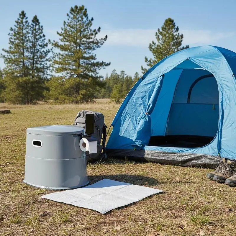 Free Shipping-Portable Toilet 5L For Camping Car Travel, Detachable Inner Bucket Removable Paper Holder Dual Lids, Compact Desig
Free Shipping-Portable Toilet 5L For Camping Car Travel, Detachable Inner Bucket Removable Paper Holder Dual Lids, Compact Desig