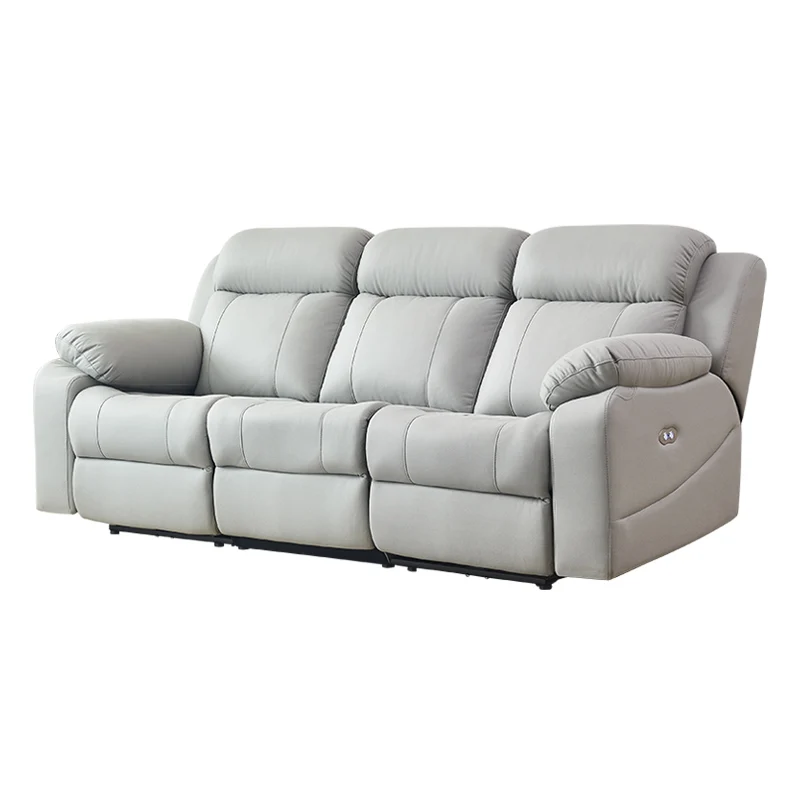 Modern 3-seat electric recliner sofa New home furniture set Simple design Multifunctional living room fabric sofa
Modern 3-seat electric recliner sofa New home furniture set Simple design Multifunctional living room fabric sofa