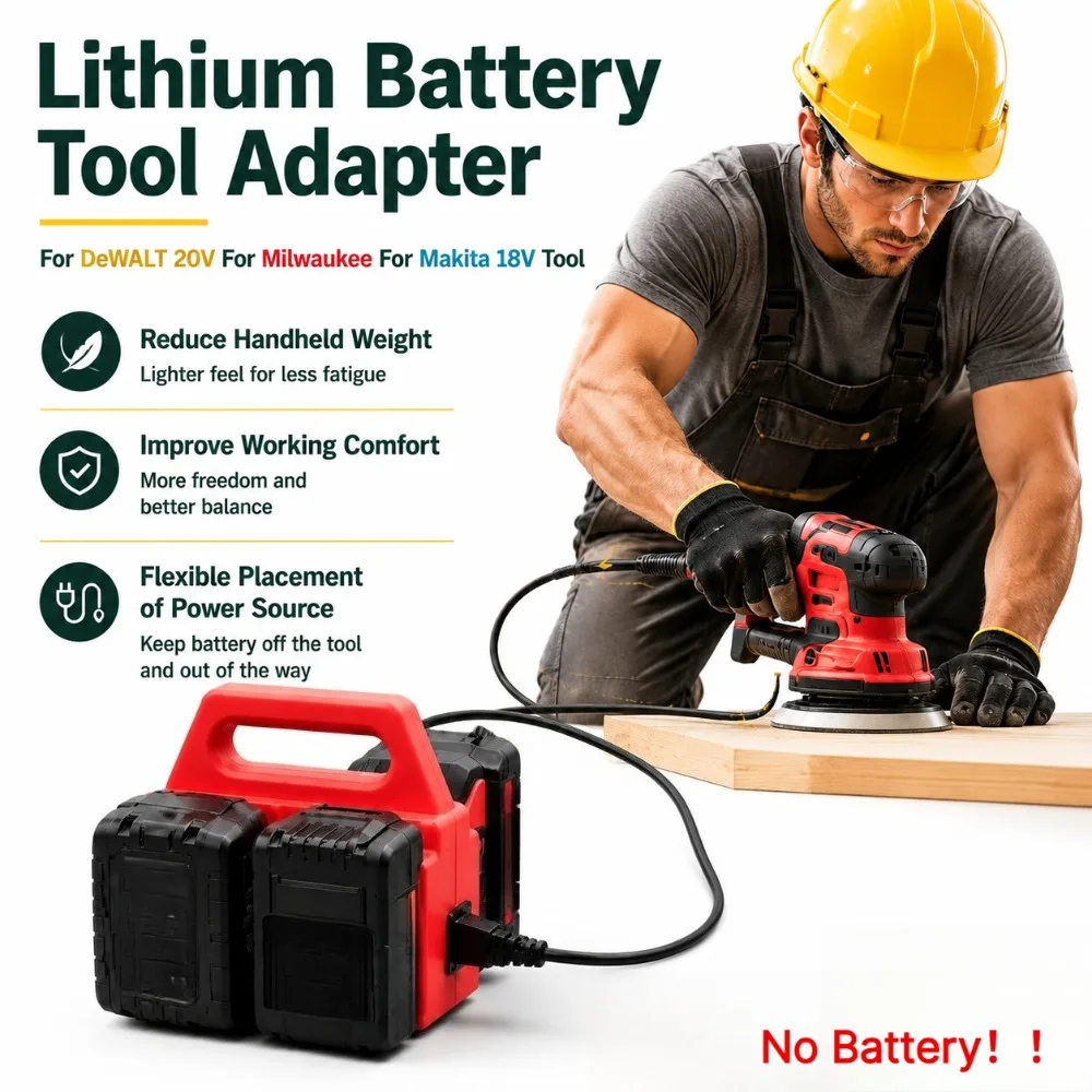 4Bay Battery Splitter Extended Line Weight Reducer Use For Milwaukee M18 Lithium Battery Fit For Dewalt Makita Milwaukee Machine
4Bay Battery Splitter Extended Line Weight Reducer Use For Milwaukee M18 Lithium Battery Fit For Dewalt Makita Milwaukee Machine