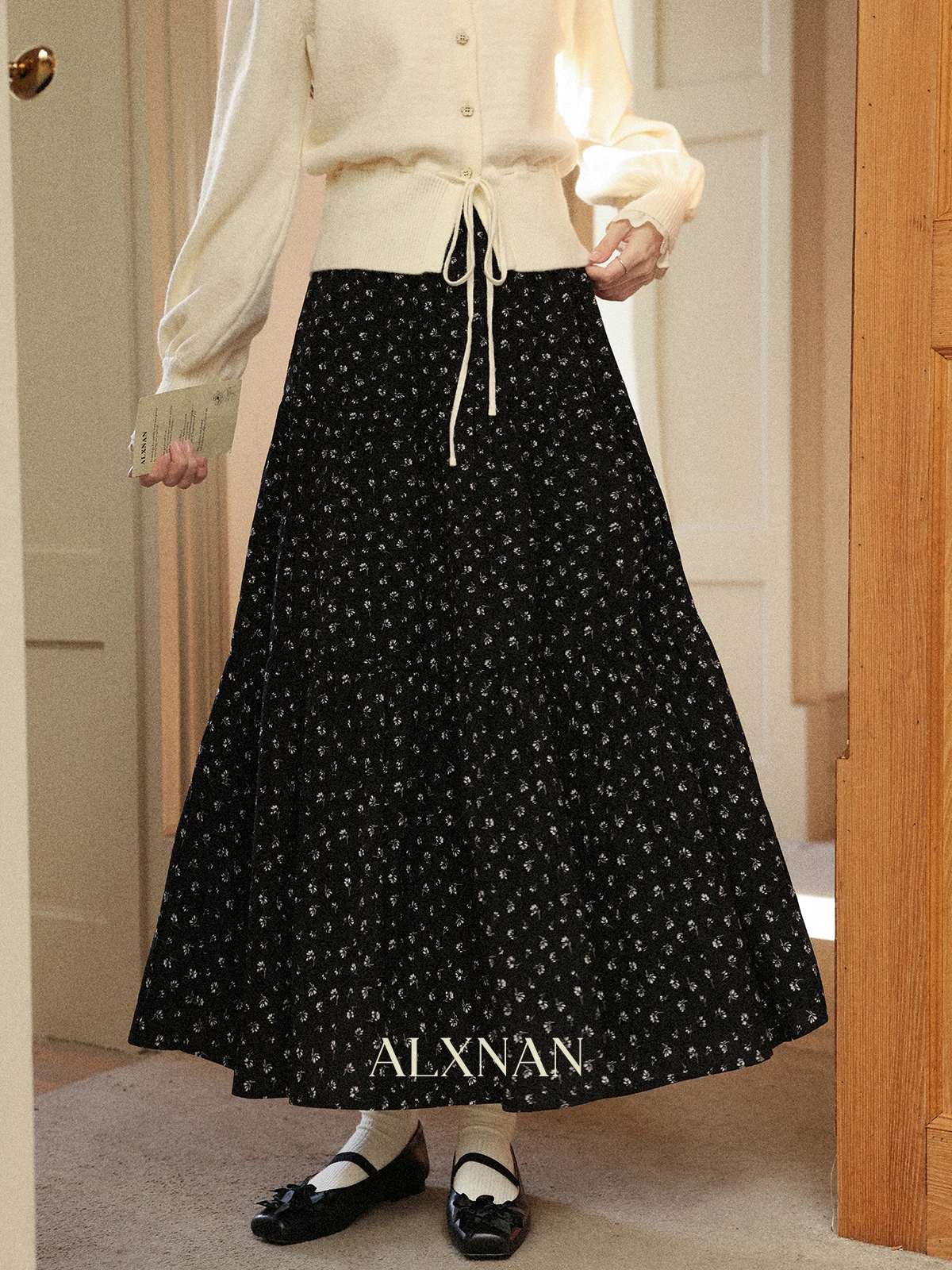 Ele High Waist Bla Floral Long Skirt Women's Korean Sle A-Line Midi Skirt Ci Commute Casual High Waist Midi Skirt
Ele High Waist Bla Floral Long Skirt Women's Korean Sle A-Line Midi Skirt Ci Commute Casual High Waist Midi Skirt