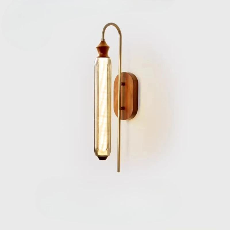 Middle Ancient Walnut Color Glass Long Strip Wall Lamps Living Room Study Bedroom Corridor Background Eye Protection Wall Lights
Middle Ancient Walnut Color Glass Long Strip Wall Lamps Living Room Study Bedroom Corridor Background Eye Protection Wall Lights