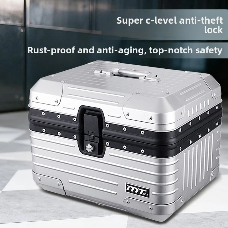 Motorcycle trunk Large-capacity thickened motorcycle rear trunk Niu Nine Vintage scooter storage box
Motorcycle trunk Large-capacity thickened motorcycle rear trunk Niu Nine Vintage scooter storage box
