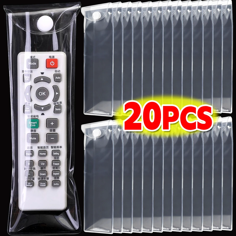 5/20Pcs Remote Control Protective Cases Transparent PU Storage Bag Dust-proof Cover TV Air Conditioner Remote Control Protector
5/20Pcs Remote Control Protective Cases Transparent PU Storage Bag Dust-proof Cover TV Air Conditioner Remote Control Protector