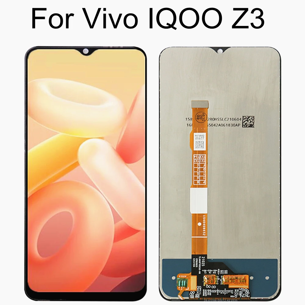 6.58 LCD For Vivo IQOO Z3 LCD Display Screen Touch Sensor Digitizer Assembly For vivo V2073A Display Replacement
6.58 LCD For Vivo IQOO Z3 LCD Display Screen Touch Sensor Digitizer Assembly For vivo V2073A Display Replacement