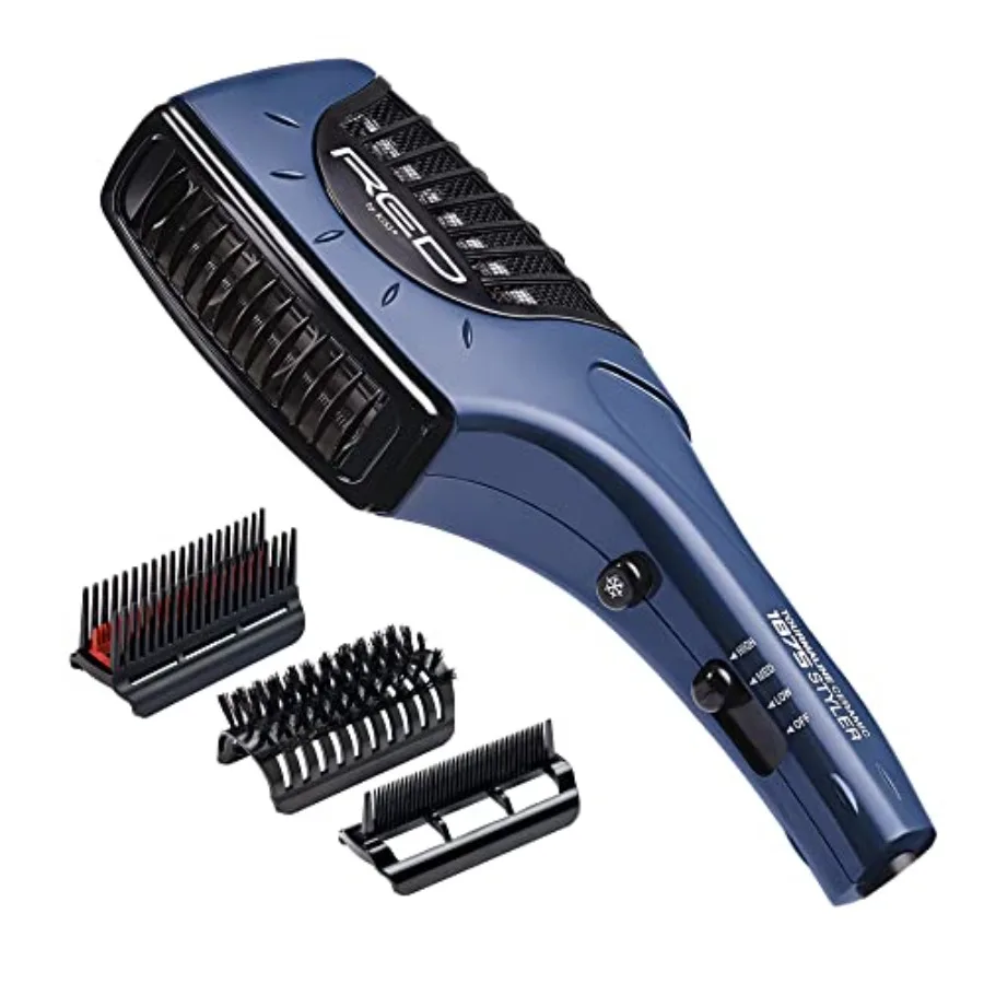 RED by KISS 1900 Ceramic Hair Styler with Detangler Pik, Professional Quick Blow Dry Comb, 3 Heat/Speed Settings, Cool Shot But
RED by KISS 1900 Ceramic Hair Styler with Detangler Pik, Professional Quick Blow Dry Comb, 3 Heat/Speed Settings, Cool Shot But