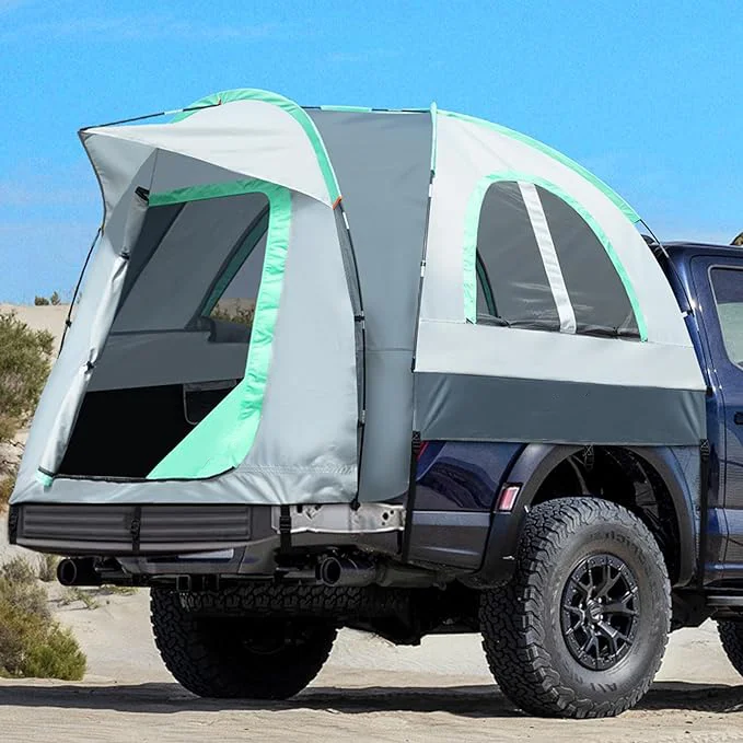 Double Window 5.5-6.5 Foot Bed Camping Tent Waterproof PU2000 mm Truck Tent 2-Person Sleeping Capacity Car Rooftop Tent
Double Window 5.5-6.5 Foot Bed Camping Tent Waterproof PU2000 mm Truck Tent 2-Person Sleeping Capacity Car Rooftop Tent