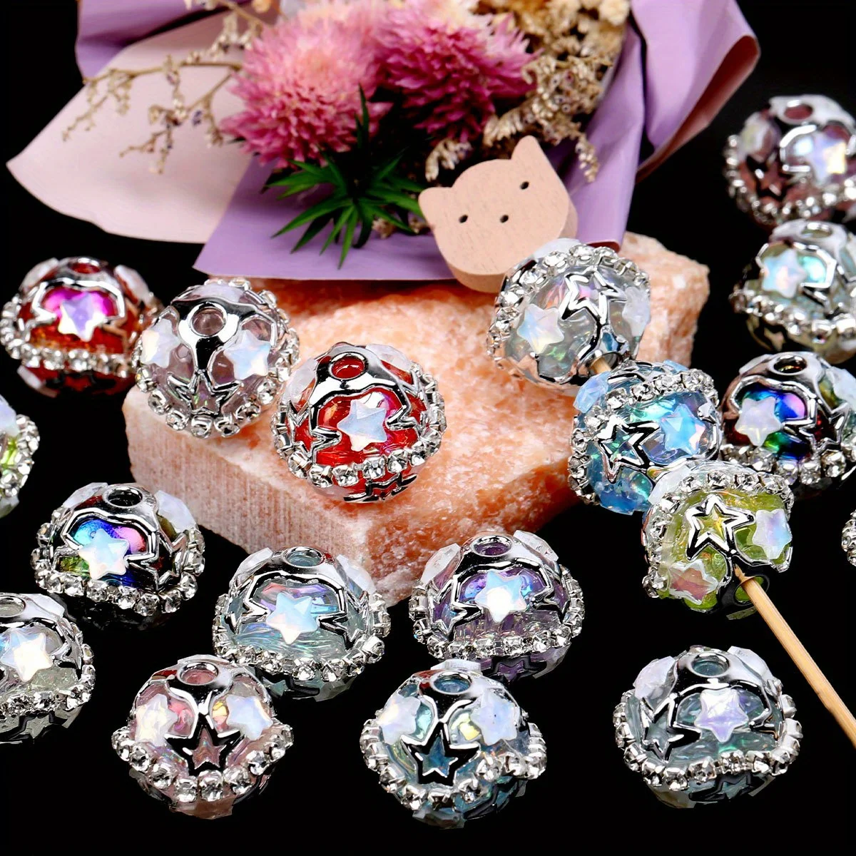 4 шт. смешанные серебристые пятиконечные звезды полые сверкающие стразы акриловые бусины для изготовления ювелирных изделий DIY ручки аксессуары
4 шт. смешанные серебристые пятиконечные звезды полые сверкающие стразы акриловые бусины для изготовления ювелирных изделий DIY ручки аксессуары