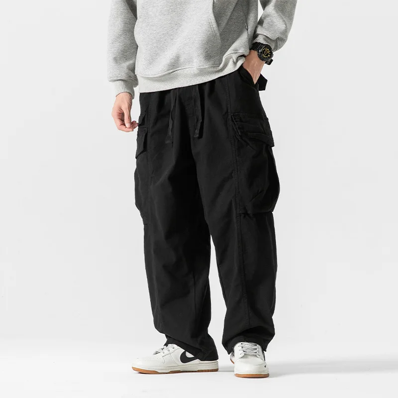 Men Multi Pocket Streetwear Fashion Loose Casual Outdoor Track Wash Cotton Cargo Pants Cityboy Techwear Harem Trousers
Men Multi Pocket Streetwear Fashion Loose Casual Outdoor Track Wash Cotton Cargo Pants Cityboy Techwear Harem Trousers