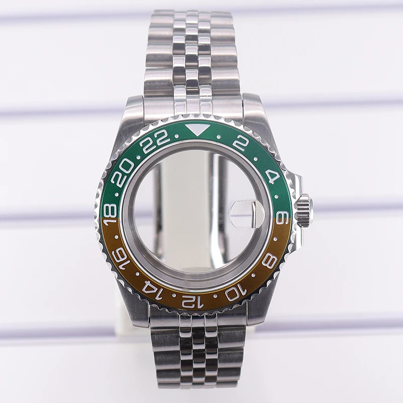 Silvery watch accessories 40mm Watch Case 20mm Bracelet Sapphire For Seiko Nh34 Nh35 Nh36 Nh38 Eta 2824 Miyota 8215 28.5mm dial
Silvery watch accessories 40mm Watch Case 20mm Bracelet Sapphire For Seiko Nh34 Nh35 Nh36 Nh38 Eta 2824 Miyota 8215 28.5mm dial