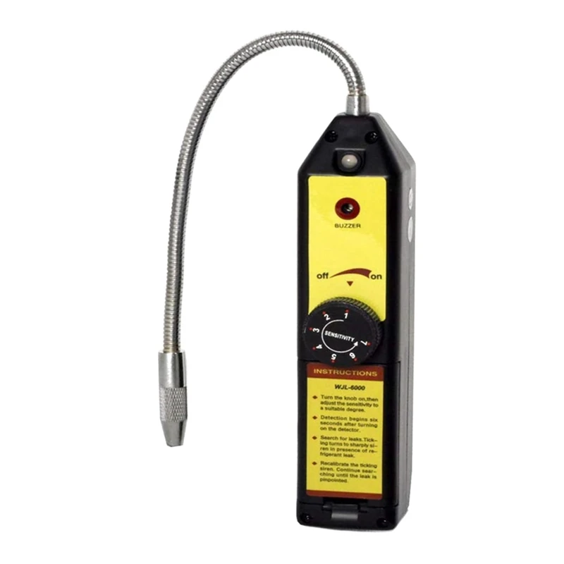 Детектор Утечки фриона, галогенный тестер газа HVAC, хладагент AC Sniffer R22 R410A ABS HVAC, 1 шт.
Детектор Утечки фриона, галогенный тестер газа HVAC, хладагент AC Sniffer R22 R410A ABS HVAC, 1 шт.