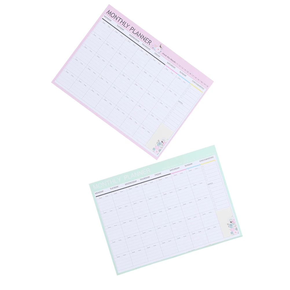 Monthly Planner 2 Books Undated Daily Notepad Thick Paper Portable A4 Size Task Scheduling Weekly Spread Smooth Writing
Monthly Planner 2 Books Undated Daily Notepad Thick Paper Portable A4 Size Task Scheduling Weekly Spread Smooth Writing