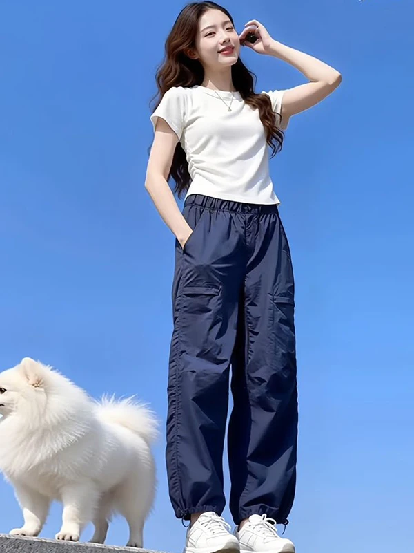 plus Size 300 Pounds Women's Loose Fit Casual Sports Thin Workwear Pants High Waist Straight Leg Breathable Summer Slimming D...
plus Size 300 Pounds Women's Loose Fit Casual Sports Thin Workwear Pants High Waist Straight Leg Breathable Summer Slimming D...