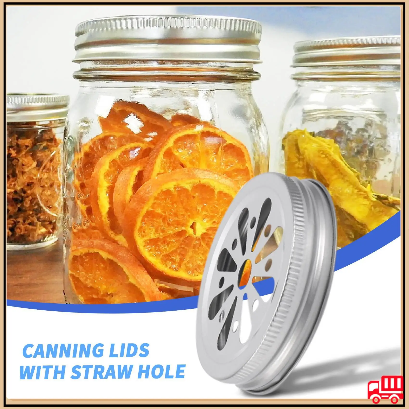 Reliable 16Pcs Regular Mouth Can Jar Lid Rust Proof Daisy Cut With Straw Hole Hollow Flower Cover For Ball,Canning Jars,Etc
Reliable 16Pcs Regular Mouth Can Jar Lid Rust Proof Daisy Cut With Straw Hole Hollow Flower Cover For Ball,Canning Jars,Etc