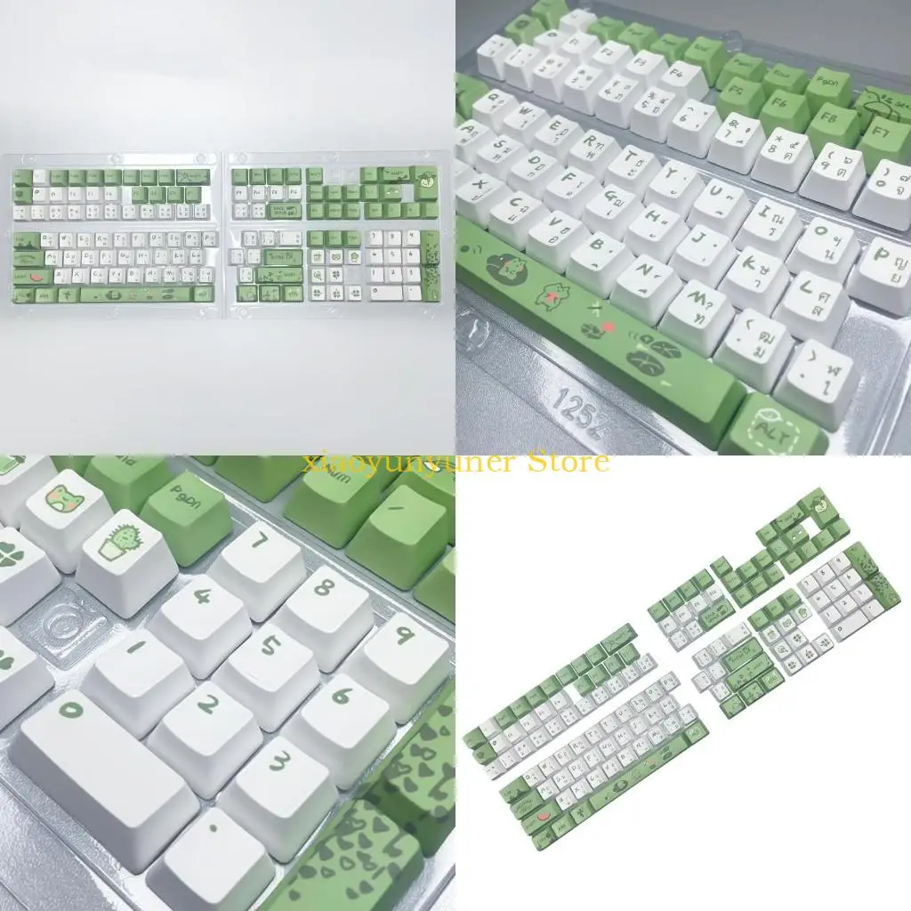 P9JB Frogs Themed Thai Keycap Set for 75 98 104 108 Mechanical Keyboards XDA OEM
P9JB Frogs Themed Thai Keycap Set for 75 98 104 108 Mechanical Keyboards XDA OEM