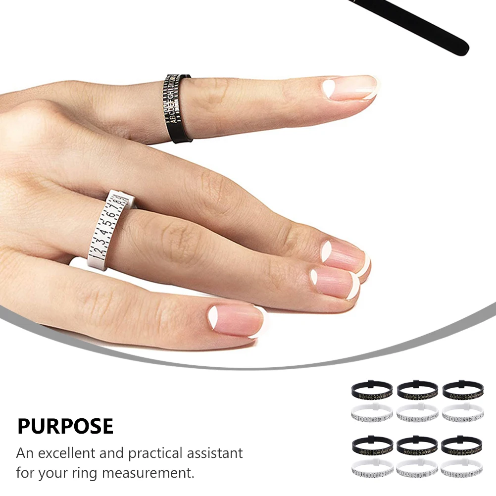 10pcs Ring Measurer Soft Plastic Finger Sizer Premium Material Clear Design Mark Number Display Wedding Birthday
10pcs Ring Measurer Soft Plastic Finger Sizer Premium Material Clear Design Mark Number Display Wedding Birthday