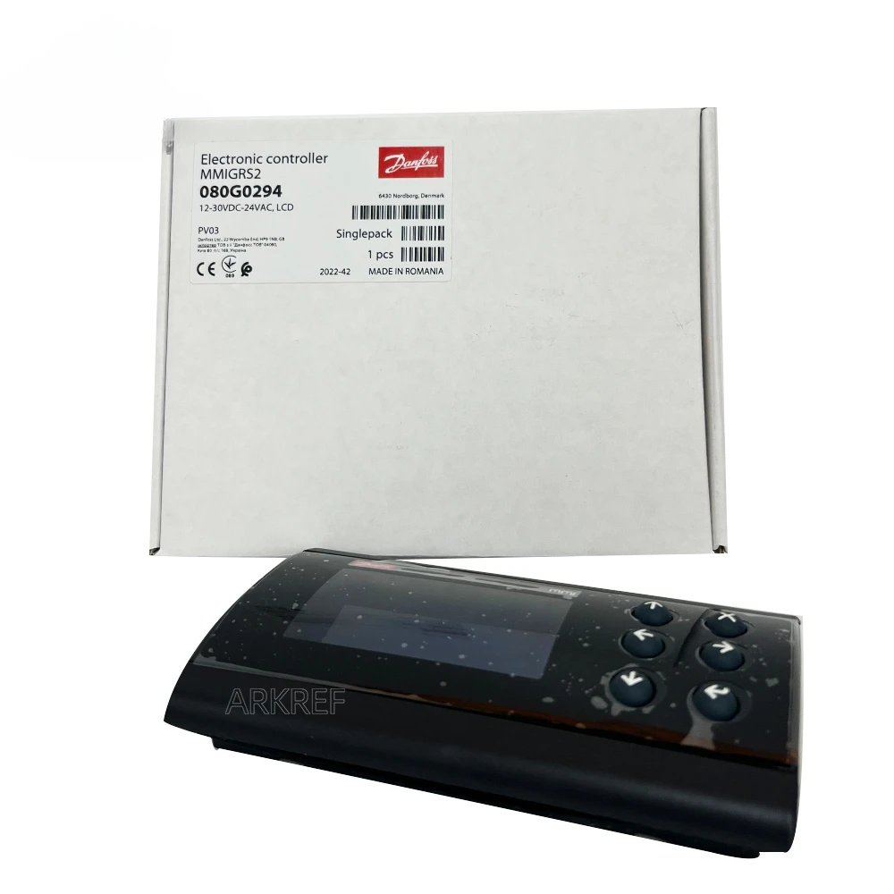 Danfoss Refrigeration Parts MMIGRS2 080G0294 MMI Interfaces Electronic Controller For MCX Programmable Controls
Danfoss Refrigeration Parts MMIGRS2 080G0294 MMI Interfaces Electronic Controller For MCX Programmable Controls