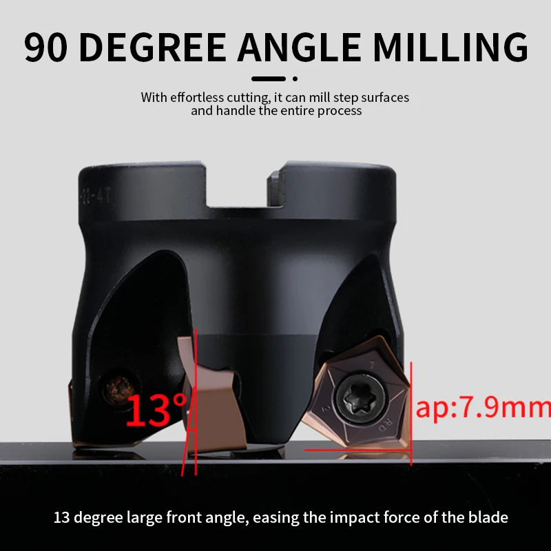 MFWN Double-Sided Hexagonal Heavy-Duty 90 Degree Milling Cutter Disk with WNMU08 Blades for Metalworking - 050R/063R/080R/100R
MFWN Double-Sided Hexagonal Heavy-Duty 90 Degree Milling Cutter Disk with WNMU08 Blades for Metalworking - 050R/063R/080R/100R