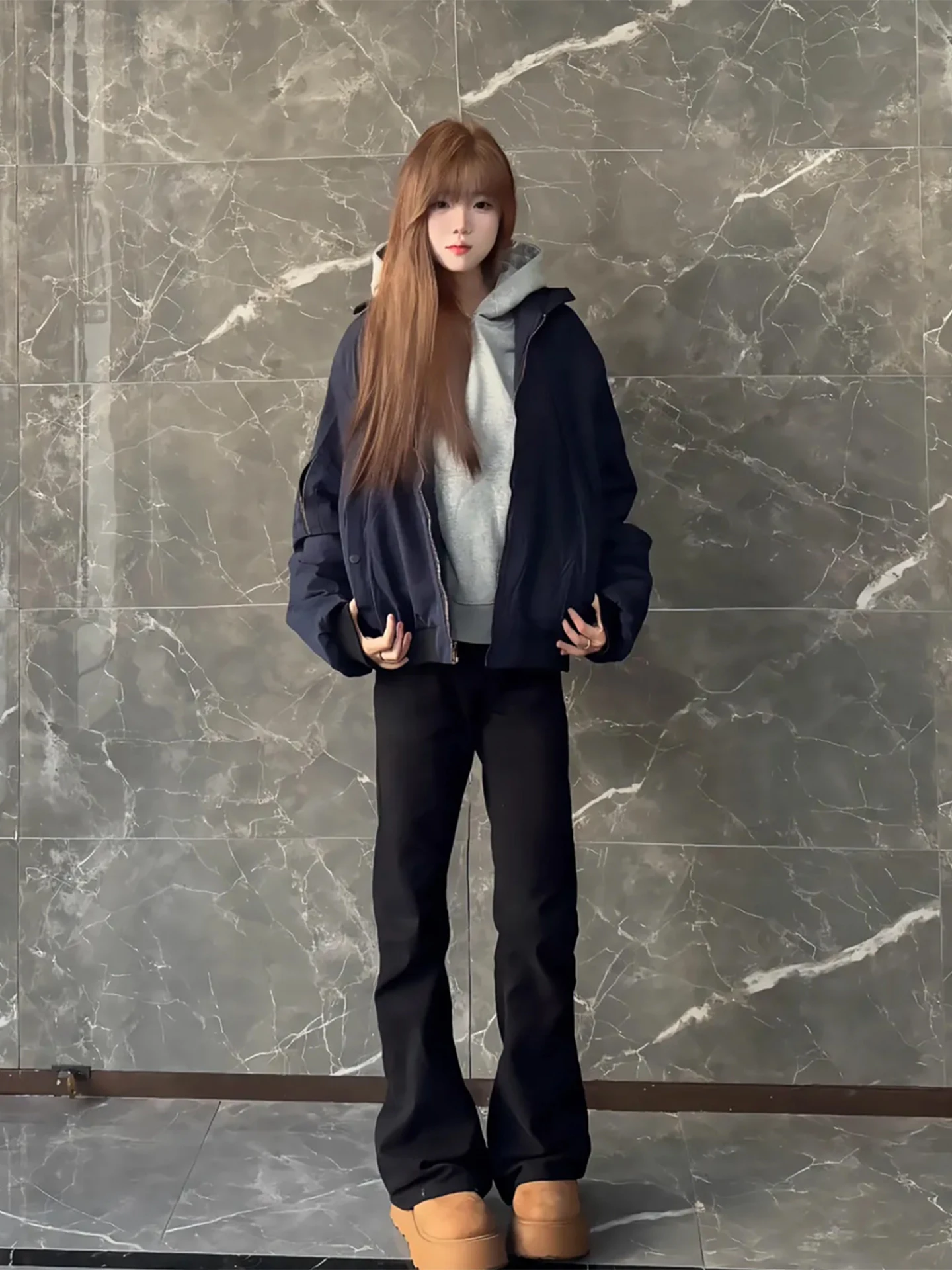 High Waist Flared Jeans Women's Small Size Autumn Winter Slimming Fleece Lined Pants Not Tight Leggings High Rise Straight Le...
High Waist Flared Jeans Women's Small Size Autumn Winter Slimming Fleece Lined Pants Not Tight Leggings High Rise Straight Le...