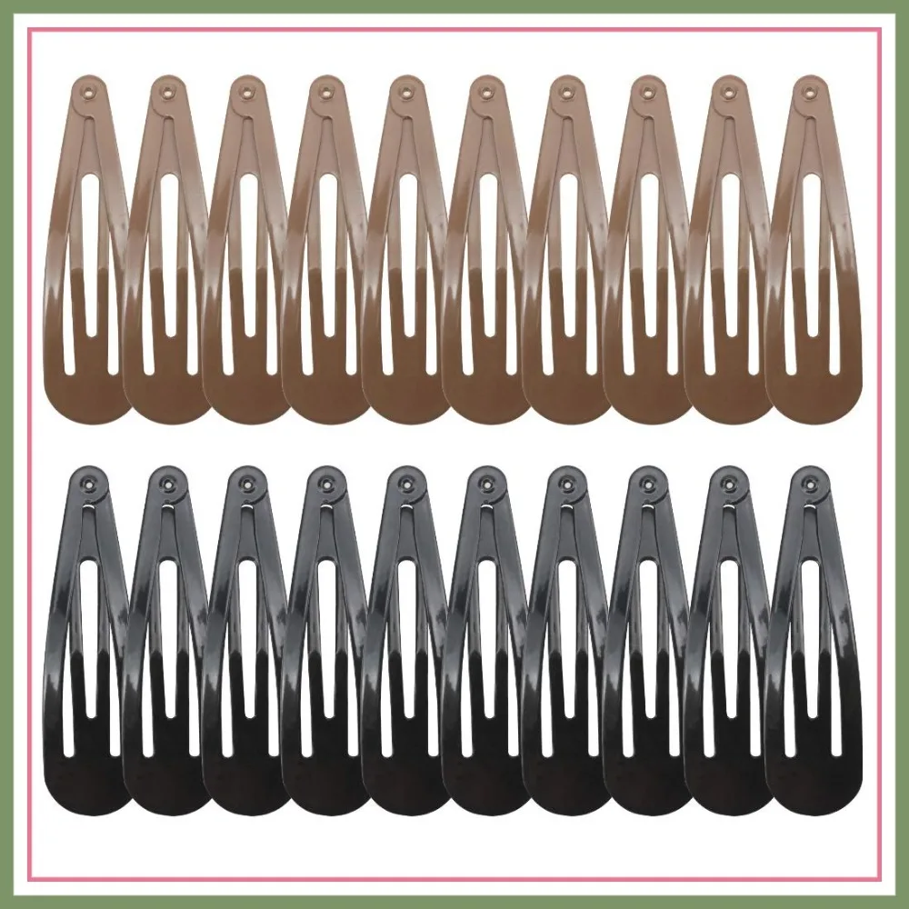 20 Pcs 2.7'' Big Size Non-Slip Metal Snap Hair Clips for Women, Black Hair Pins (10 Black + 10 Brown)
20 Pcs 2.7'' Big Size Non-Slip Metal Snap Hair Clips for Women, Black Hair Pins (10 Black + 10 Brown)