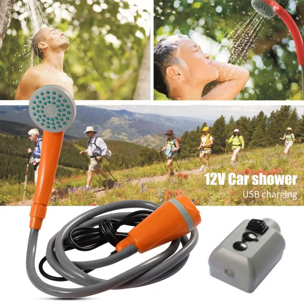 Portable Outdoor Camping Shower Head 12v Electric Rechargeable Car Washer USB Charging Camping Bath Shower Set for Hiking
Portable Outdoor Camping Shower Head 12v Electric Rechargeable Car Washer USB Charging Camping Bath Shower Set for Hiking