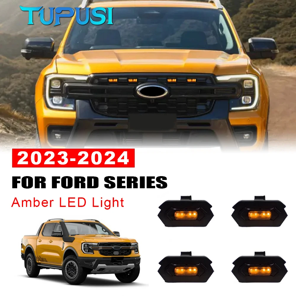 A Set for Ford RANGER T9 2022-2024 Amber LED Light Yellow Raptor Style Lamp Translucent Housing Grille Grill Led Front Fog Light
A Set for Ford RANGER T9 2022-2024 Amber LED Light Yellow Raptor Style Lamp Translucent Housing Grille Grill Led Front Fog Light
