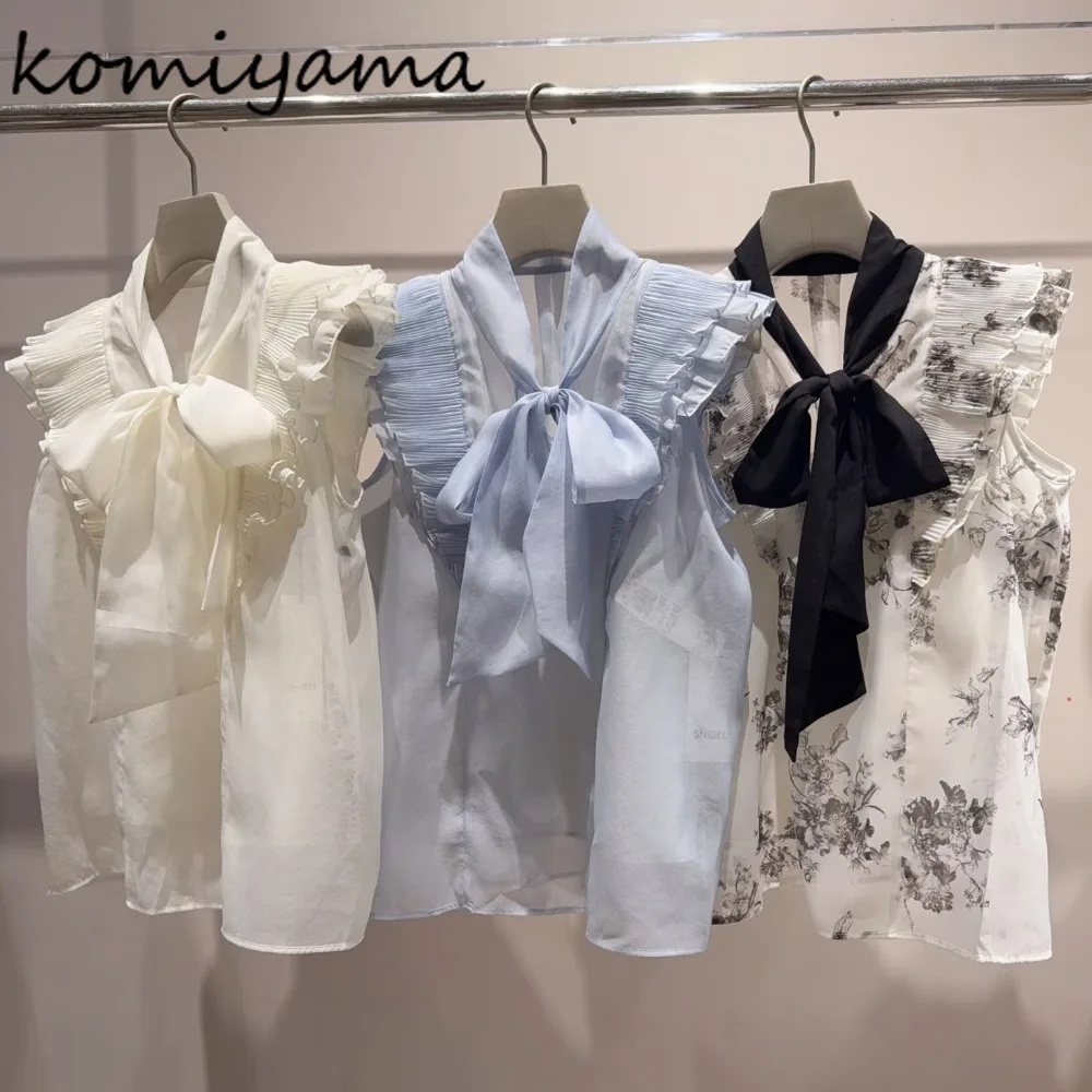 Fungus Pleated 2025 Shirts & Blouses Bow Blusas Mujer Flying Sleeve Woman Clothing Japan Sweet Preppy Style Ropa Camisas
Fungus Pleated 2025 Shirts & Blouses Bow Blusas Mujer Flying Sleeve Woman Clothing Japan Sweet Preppy Style Ropa Camisas