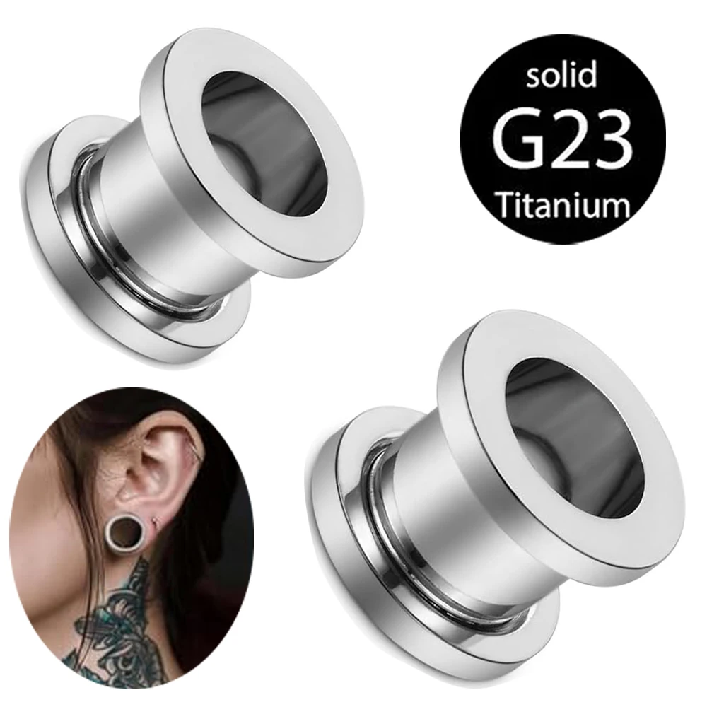 F136 Titanium Ear Gauges Screw Fit Flesh Tunnels Plugs Earrings Hypoallergenic Implant Medical Grade Surgical Steel Earring Plug
F136 Titanium Ear Gauges Screw Fit Flesh Tunnels Plugs Earrings Hypoallergenic Implant Medical Grade Surgical Steel Earring Plug