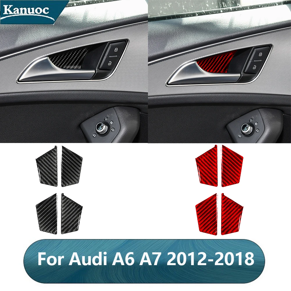 Carbon Fiber Inside Door Bowl Sticker Cover Trim For Audi A6 A7 2012 2013 2014 2015-2018 Car Interior Decorative Accessories
Carbon Fiber Inside Door Bowl Sticker Cover Trim For Audi A6 A7 2012 2013 2014 2015-2018 Car Interior Decorative Accessories