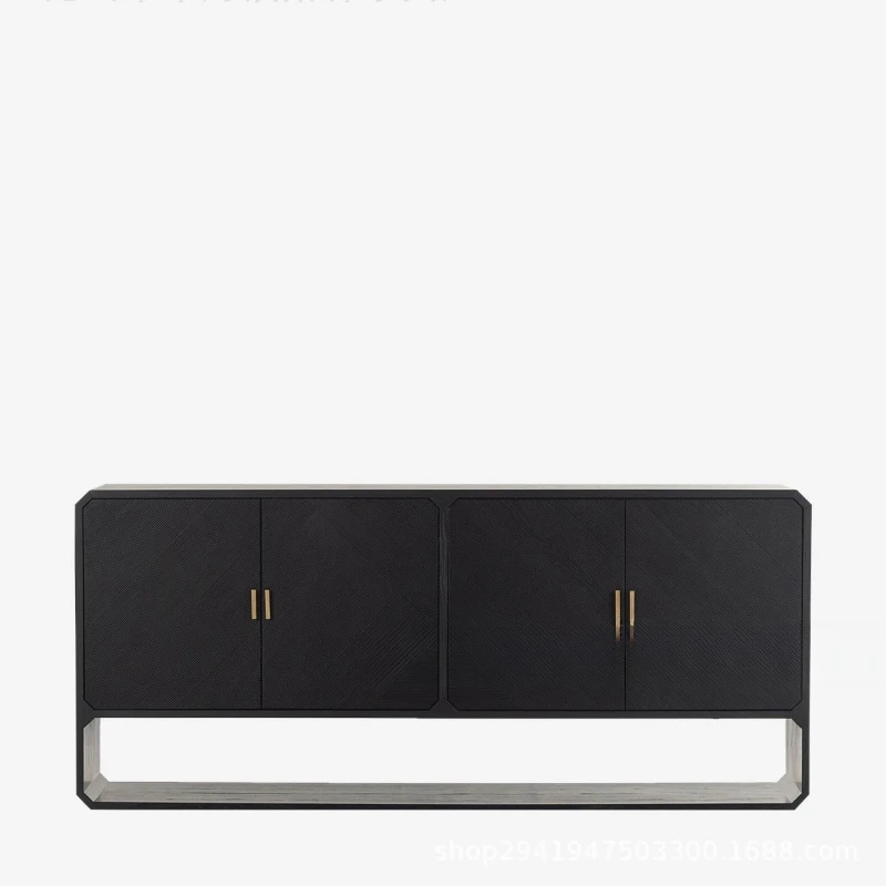 French retro black solid wood dining side cabinet, living room medieval TV cabinet, storage cabinet, entrance door, entrance cab
French retro black solid wood dining side cabinet, living room medieval TV cabinet, storage cabinet, entrance door, entrance cab