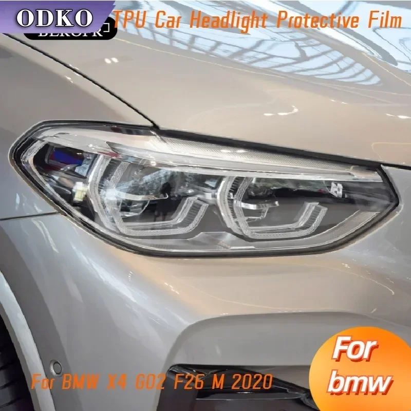 For BMW X4 G02 F26 M 2020 Car Headlight Tint Smoke Black Protective Film Vinyl Protection Transparent TPU Sticker Accessories
For BMW X4 G02 F26 M 2020 Car Headlight Tint Smoke Black Protective Film Vinyl Protection Transparent TPU Sticker Accessories