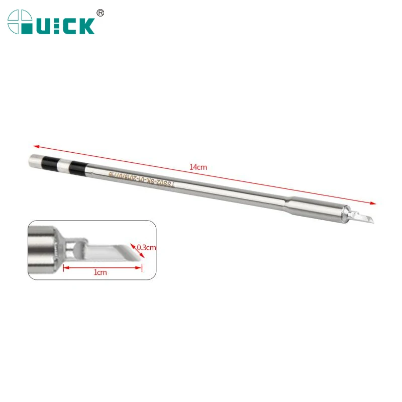 Original QUICK TS1200A Tips TSS02-I TSS02-SK TSS02-J TSS02 T12 Soldering Iron Lead-free Tip for IPhone Board Repair Hand Tools
Original QUICK TS1200A Tips TSS02-I TSS02-SK TSS02-J TSS02 T12 Soldering Iron Lead-free Tip for IPhone Board Repair Hand Tools