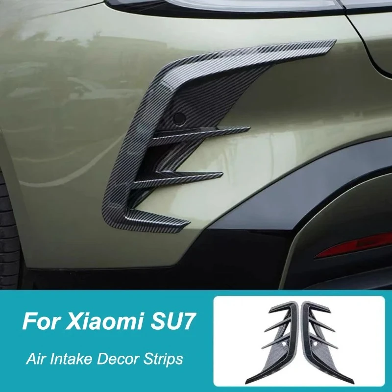 Car Styling Modified Accessories For Xiaomi SU7 Front Rear Air Intake Protective Cover Exterior Decorative Strips
Car Styling Modified Accessories For Xiaomi SU7 Front Rear Air Intake Protective Cover Exterior Decorative Strips