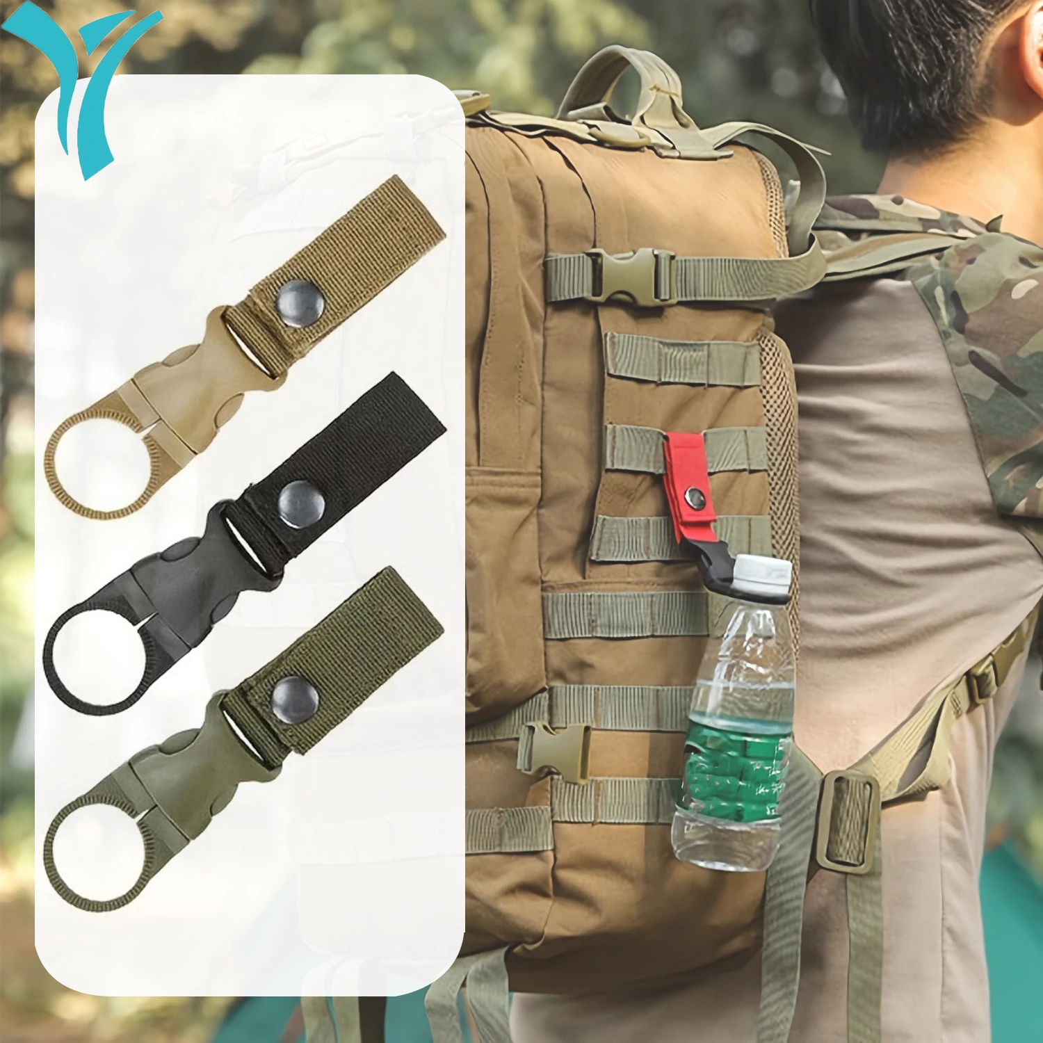 4pcs Outdoor Water Bottle Hanging Buckle,Portable Mineral Hanging Rope Buckle, Multifunctional Belt Backpack Hanging Buckle
4pcs Outdoor Water Bottle Hanging Buckle,Portable Mineral Hanging Rope Buckle, Multifunctional Belt Backpack Hanging Buckle