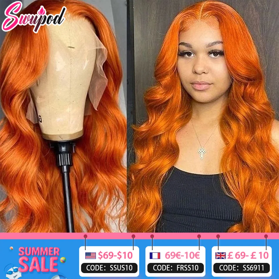 30 40 inch 250% Body Wave 13x6 HD Lace Frontal Wig 13x4 100% Human Hair Ginger Orange Brazilian Colored Pre Plucked Glueless
30 40 inch 250% Body Wave 13x6 HD Lace Frontal Wig 13x4 100% Human Hair Ginger Orange Brazilian Colored Pre Plucked Glueless