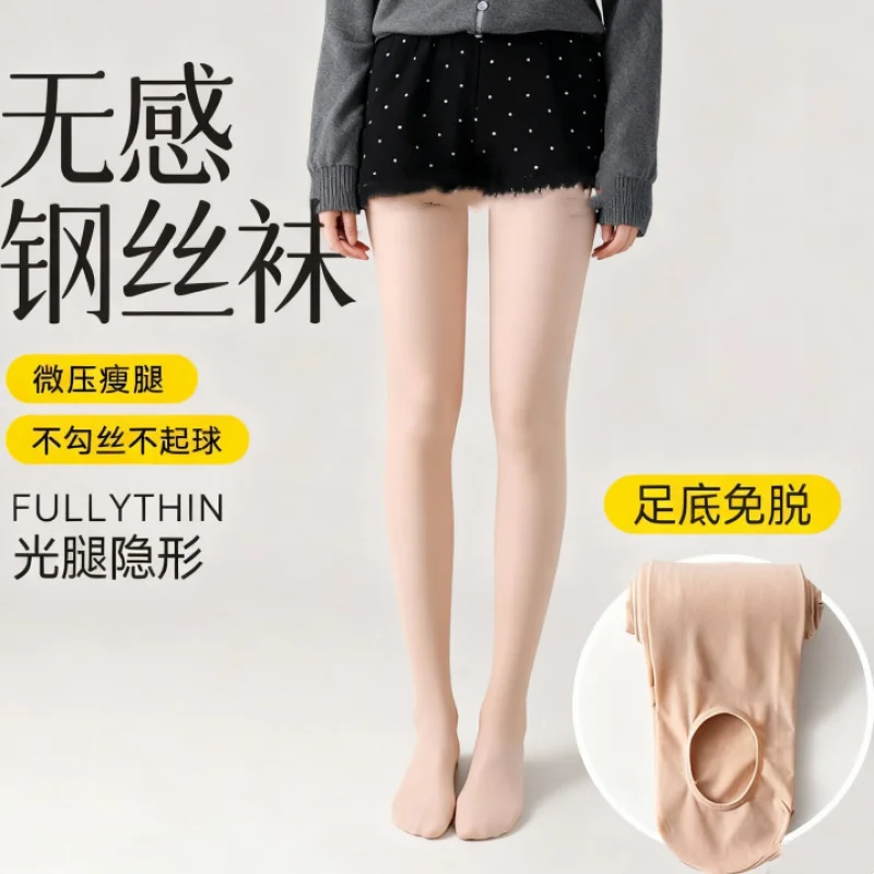 Капроновые чулки для женщин, эффект голых ног, тонкие, весенне-осенние, естественное ощущение, с открытой промежностью, против скольжения, не скатываются.
Капроновые чулки для женщин, эффект голых ног, тонкие, весенне-осенние, естественное ощущение, с открытой промежностью, против скольжения, не скатываются.
