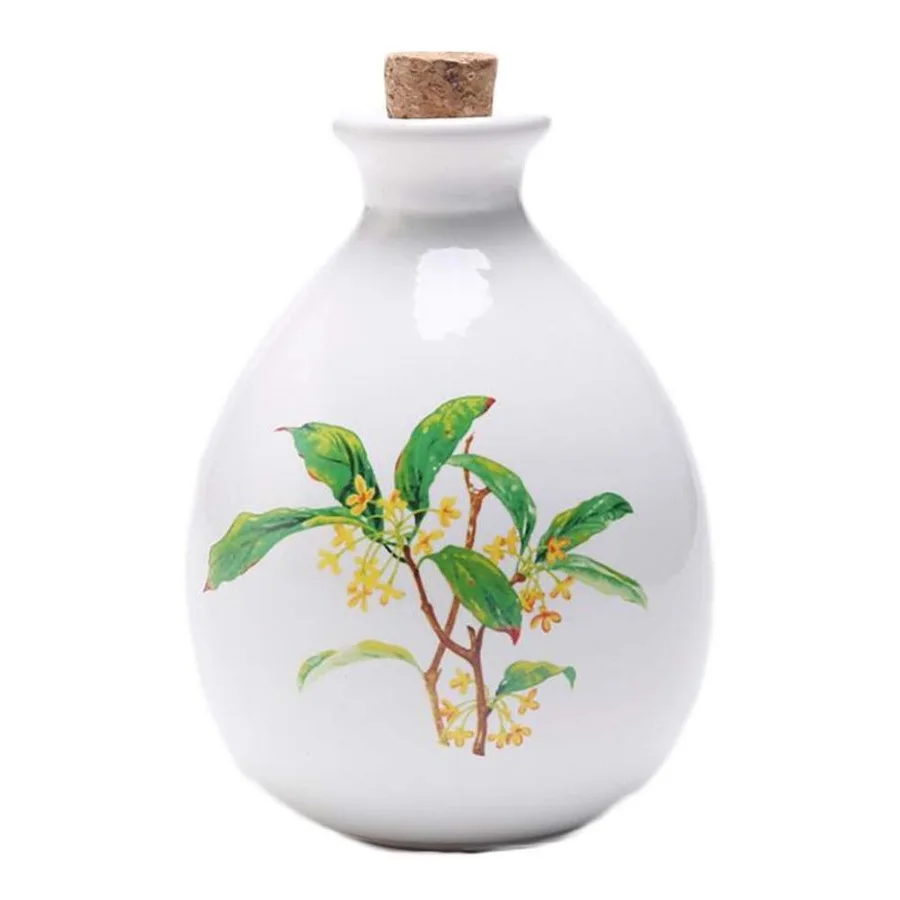 500ml White Ceramic Wine Jar Chinese Style Empty Wine Flask Osmanthus Fragrans Wine Bottle Small Flagon
500ml White Ceramic Wine Jar Chinese Style Empty Wine Flask Osmanthus Fragrans Wine Bottle Small Flagon