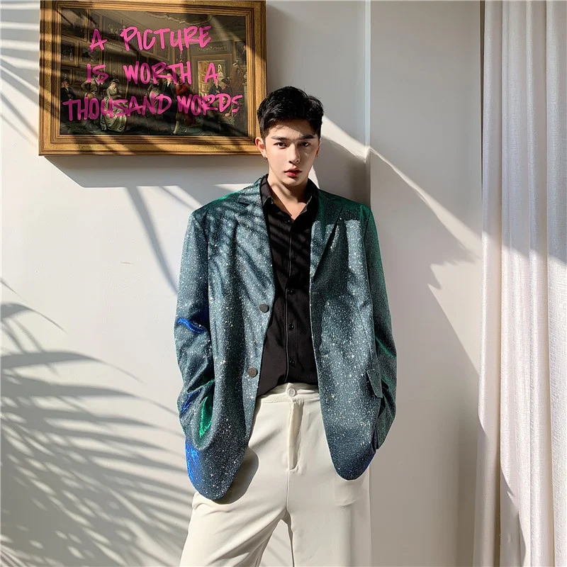 Мужское пальто свободного кроя с ярким блеском, в британском стиле, повседневное, модное, однобортное, с длинными рукавами, весна 2025
Мужское пальто свободного кроя с ярким блеском, в британском стиле, повседневное, модное, однобортное, с длинными рукавами, весна 2025