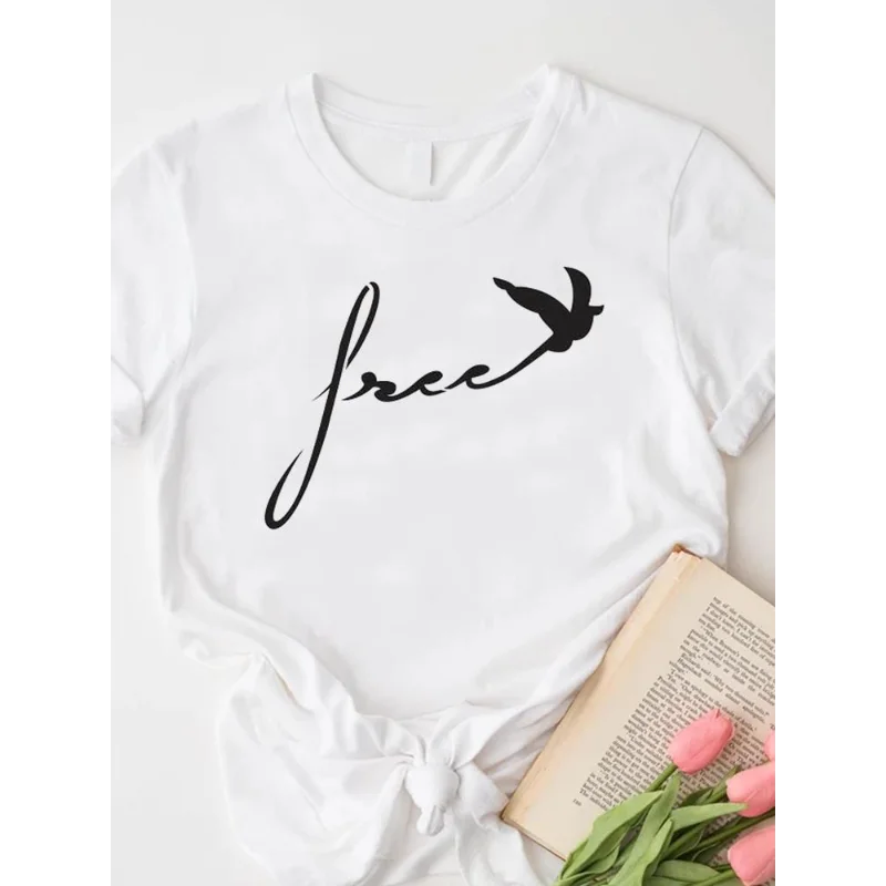 Womens T Female Short Sleeve Tshirts Clothing Tee Top Letter Round-neck Short-sleeved Modal Fabric Women Clothing Graphic Tops
Womens T Female Short Sleeve Tshirts Clothing Tee Top Letter Round-neck Short-sleeved Modal Fabric Women Clothing Graphic Tops