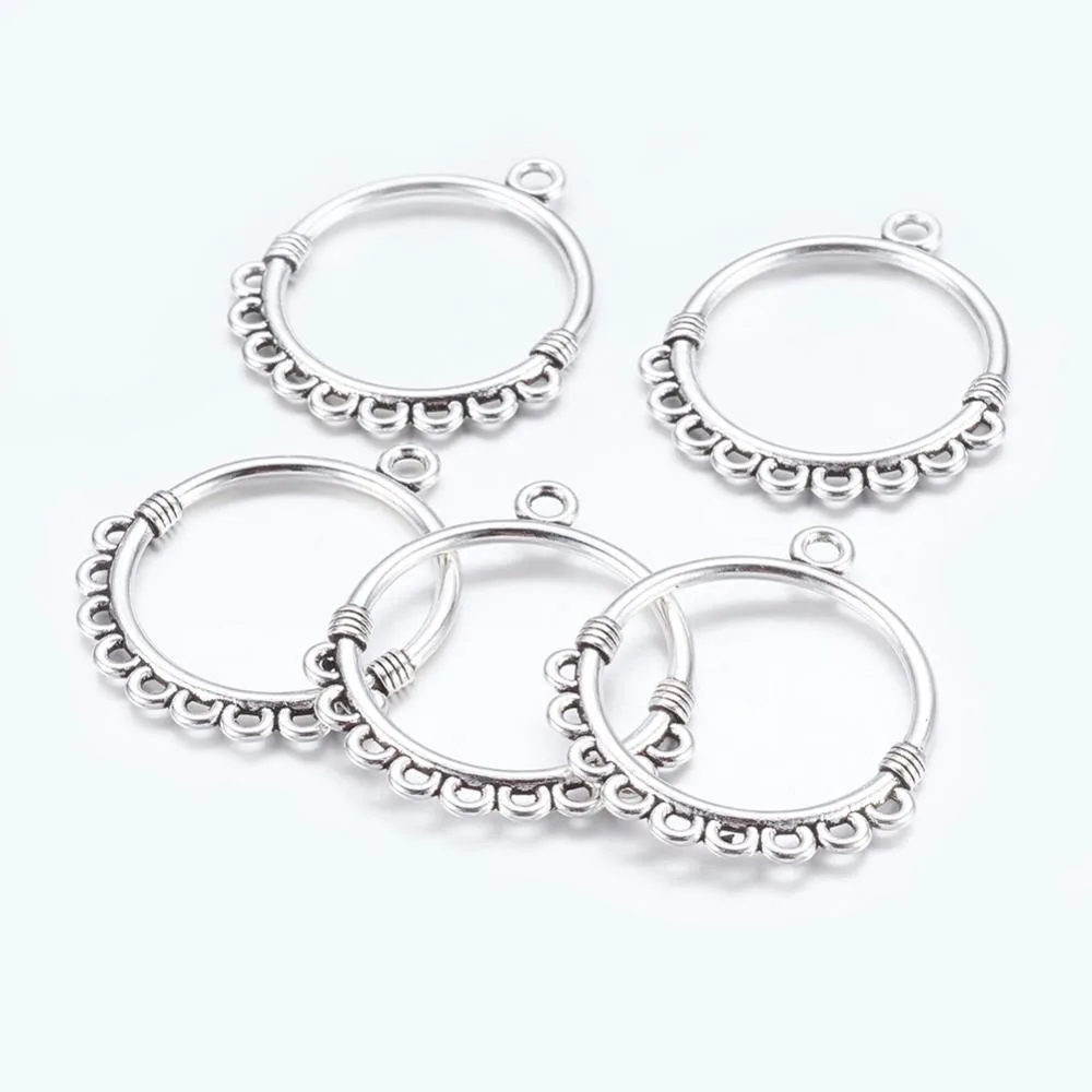 Style Alloy Links Chandelier Component Cadmium Free Lead Free Flat Round Plated Ancient Silver Color Silver 30x34.5x2mm
Style Alloy Links Chandelier Component Cadmium Free Lead Free Flat Round Plated Ancient Silver Color Silver 30x34.5x2mm